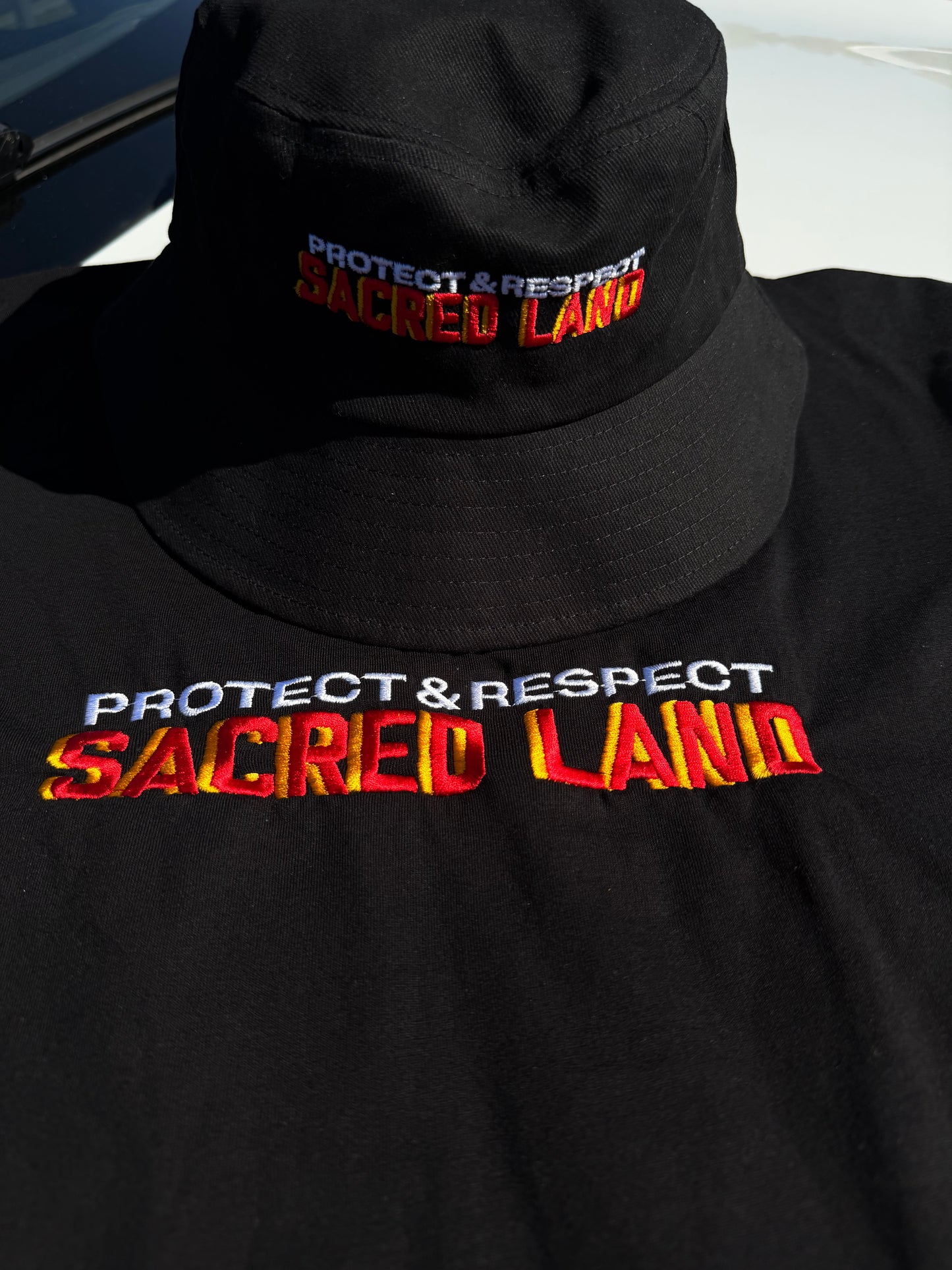 Protect & Respect Sacred Land Bucket Hat
